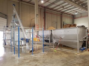 tolvas + sinfines + básculas