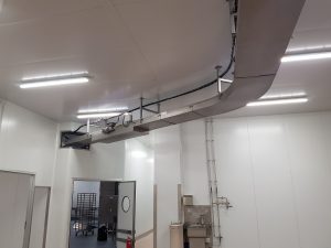 transportadora de banda modular elevada